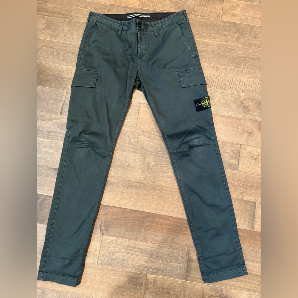 Men's Dark Green Cargo Pants